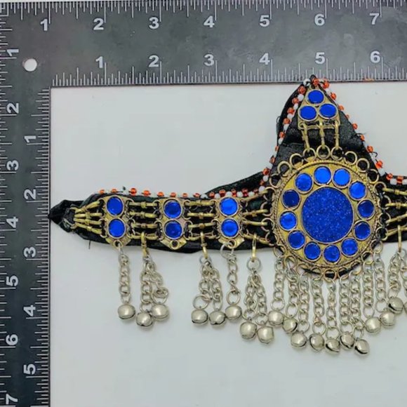 Handmade Ethnic Headpiece, Hair jewelry, Afghan Kuchi Headpiece Matha Patti, main image 5
